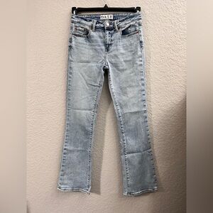 Daze Light Blue Women's Bootcut Hug Stretch Jeans sz 26